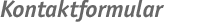 Kontaktformular